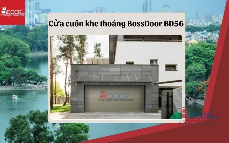 cửa cuốn khe thoáng Cầu Giấy BossDoor BD56