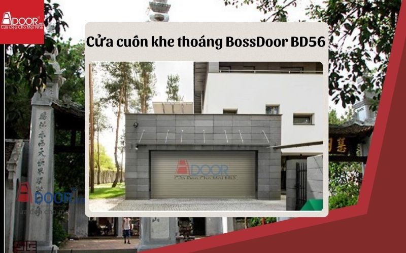 BossDoor BD56 – cửa cuốn khe thoáng Đống Đa