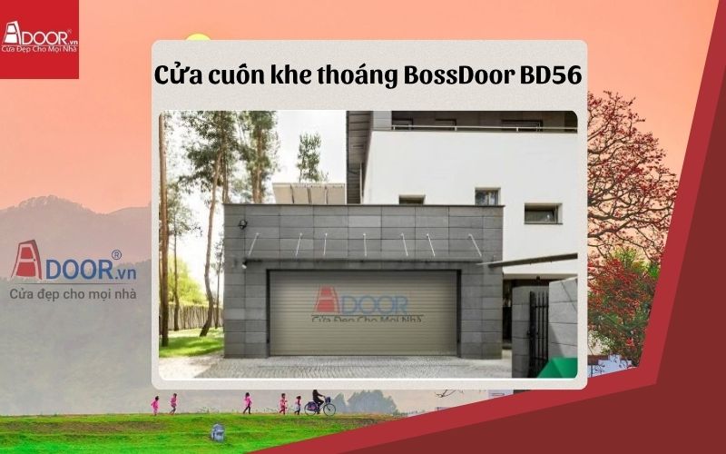 cửa cuốn khe thoáng Bắc Giang BossDoor BD56 cửa cuốn khe thoáng Bắc Giang BossDoor BD56