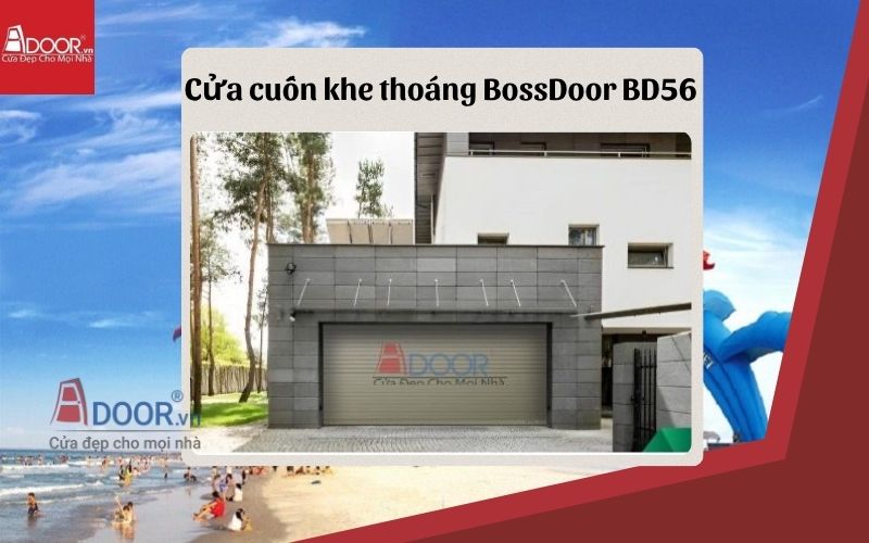 cửa cuốn khe thoáng Quảng Trị BossDoor BD56