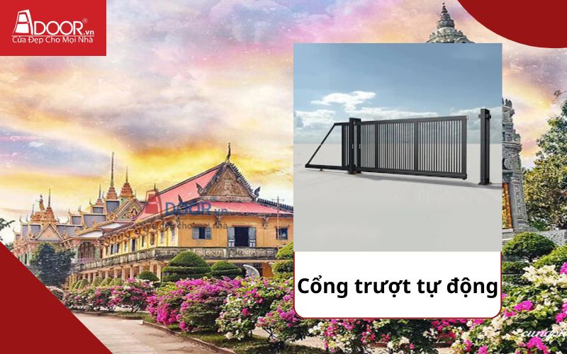 Cổng trượt - Cửa cổng tự động Sóc Trăng