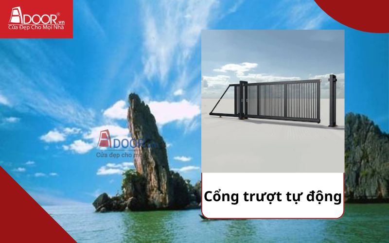 Cổng trượt - Cửa cổng tự động Hà Tiên