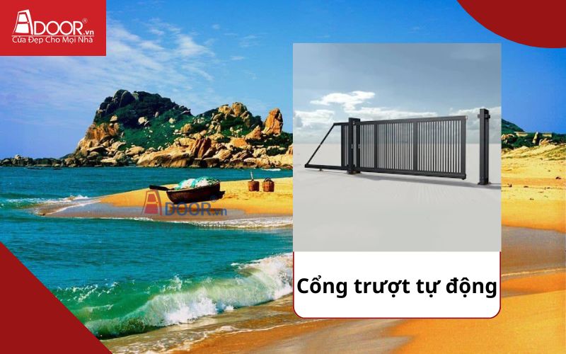 Cổng trượt - Cửa cổng tự động Phan Thiết