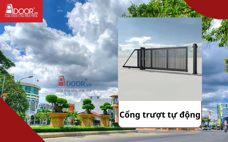  Cổng trượt - Cửa cổng tự động Bà Rịa