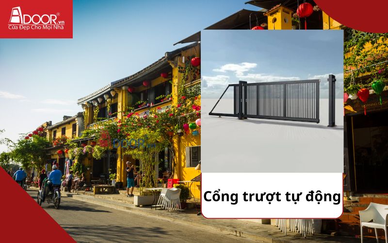Cổng trượt - Cửa cổng tự động Quảng Nam Cổng trượt - Cửa cổng tự động Quảng Nam