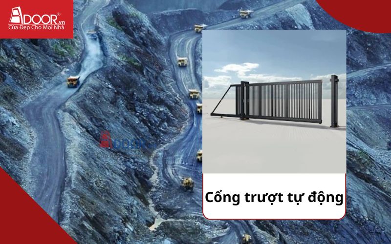 Cổng trượt - Cửa cổng tự động Quảng Ninh