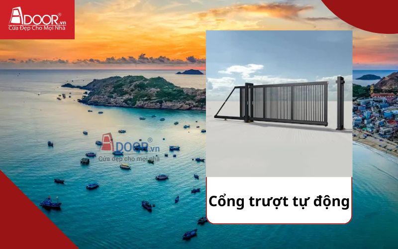 Cổng trượt - Cửa cổng tự động Quy Nhơn Cổng trượt - Cửa cổng tự động Quy Nhơn