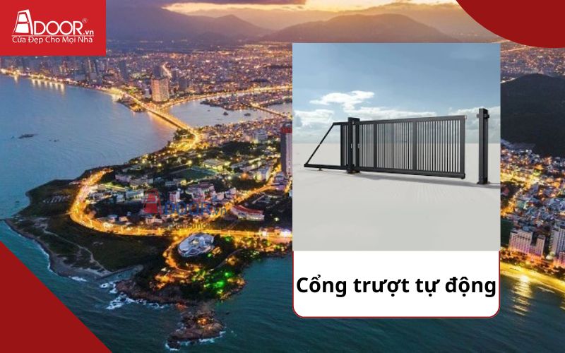 Cổng trượt - Cửa cổng tự động Nha Trang