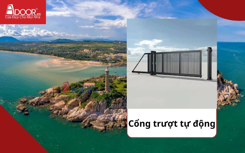 Cổng trượt - Cửa cổng tự động Bình Thuận