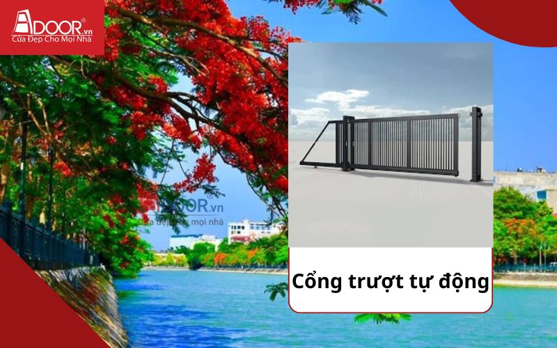 Cổng trượt- Cửa cổng tự động Hải Phòng 