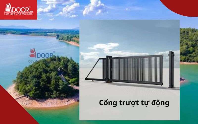 Cổng trượt- Cửa cổng tự động Hà Tĩnh