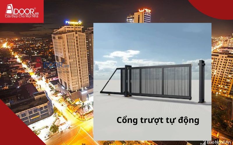 Cổng trượt - Cửa cổng tự động Vinh