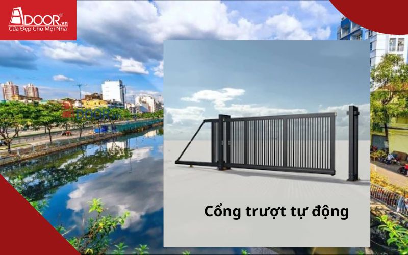 Cổng trượt - Cửa cổng tự động Quận 8