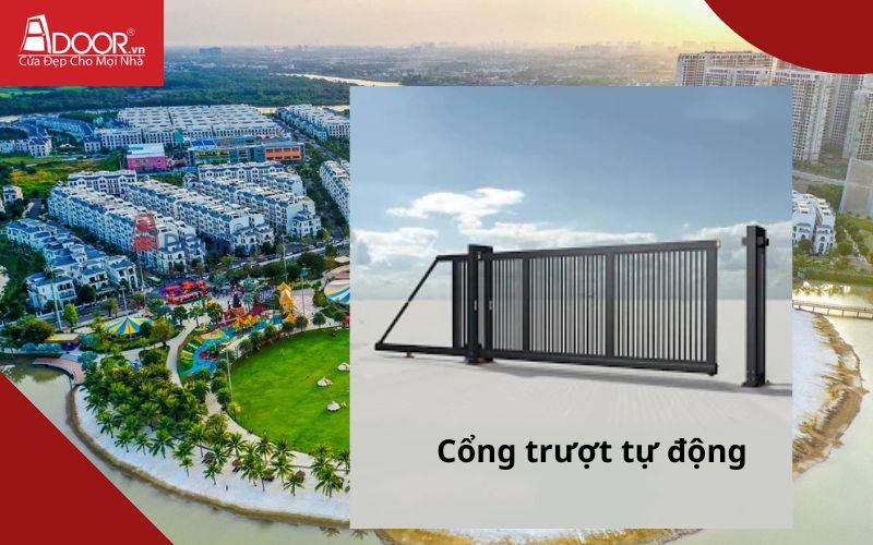 Cổng trượt - Cửa cổng tự động Quận 9
