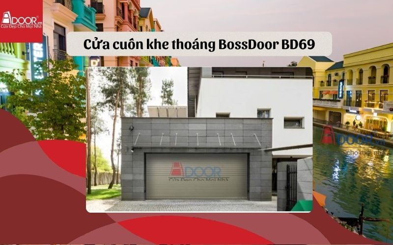 Cửa cuốn khe thoáng Hà Đông BossDoor BD69