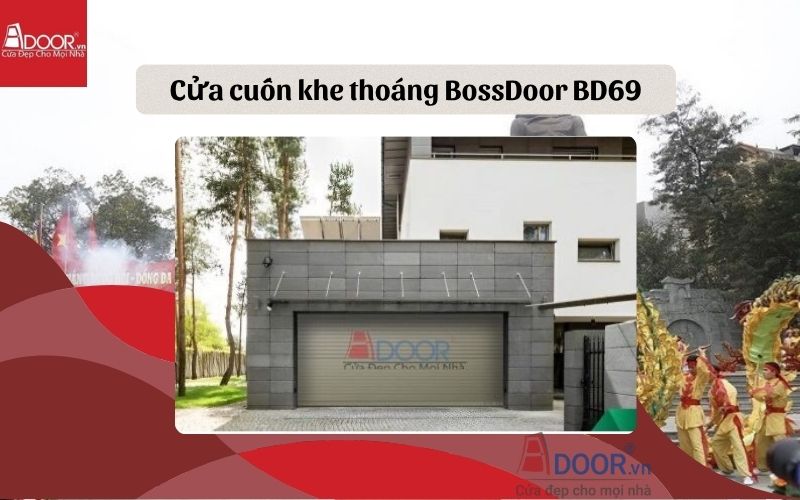 BossDoor BD69 cho cửa cuốn khe thoáng Hoàng Mai BossDoor BD69 cho cửa cuốn khe thoáng Hoàng Mai