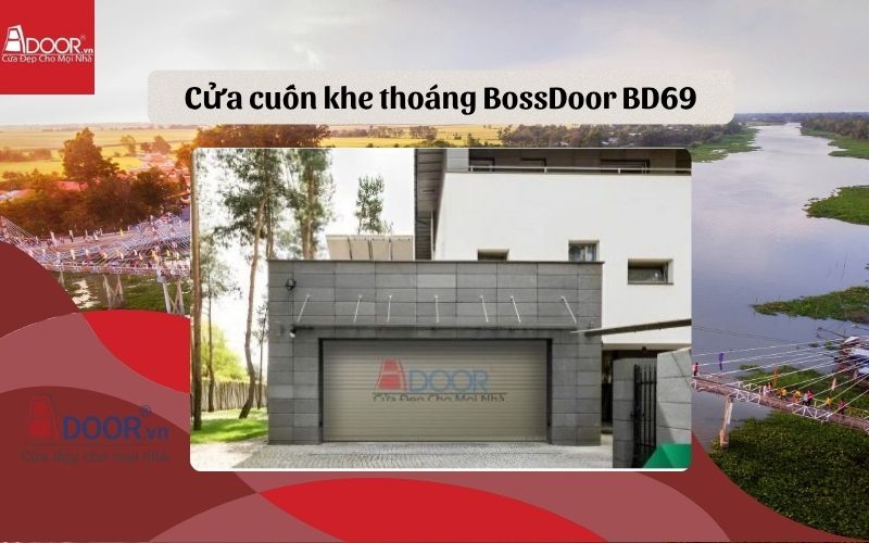cửa cuốn khe thoáng Long An BossDoor BD69 cửa cuốn khe thoáng Long An BossDoor BD69