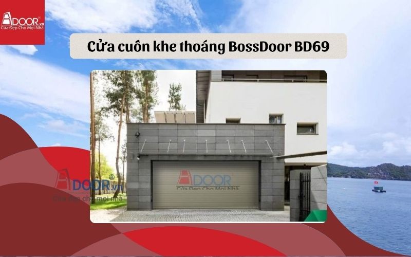 cửa cuốn khe thoáng Cẩm Phả BossDoor BD69