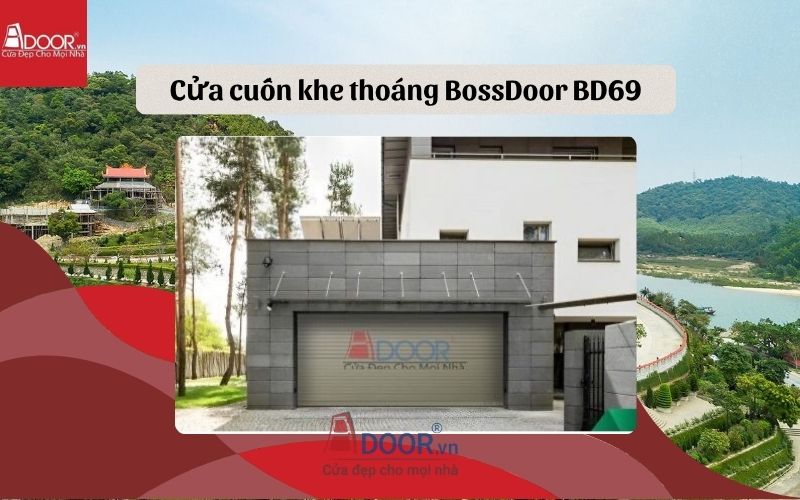 cửa cuốn khe thoáng Uông Bí BossDoor BD69