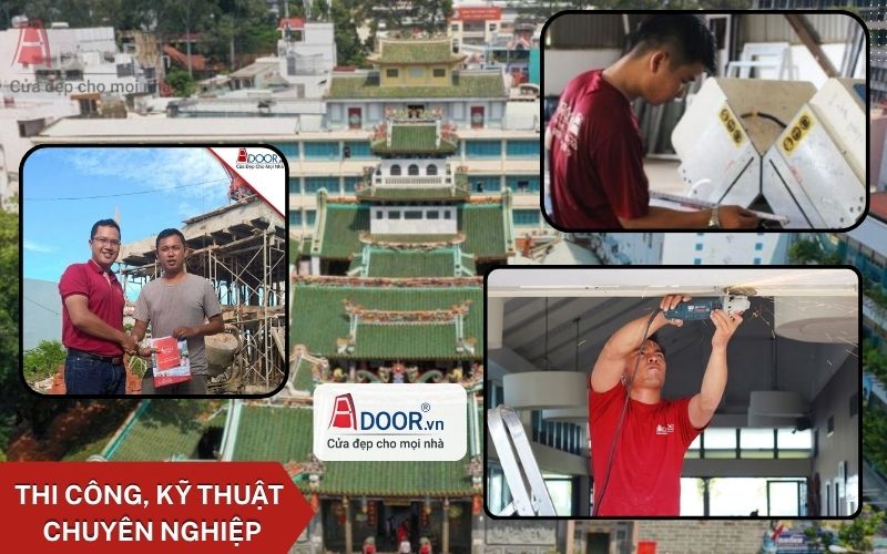 Đội ngũ nhân sự Adoor thi công chuyên nghiệp