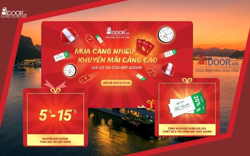 Khuyến mãi cửa cuốn khe thoáng Hạ Long