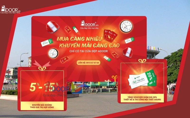 Khuyến mãi cửa cuốn khe thoáng Móng Cái