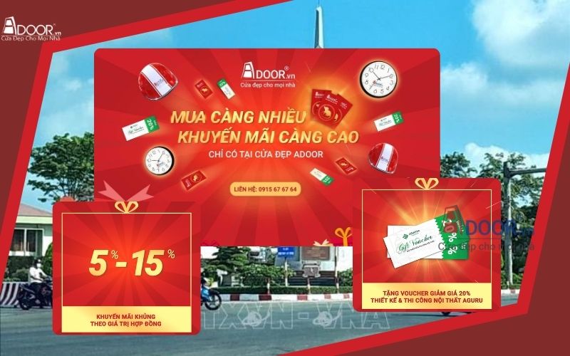 Ưu đãi cửa cuốn khe thoáng Bến Cát