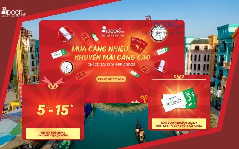 Chính sách khuyến mãi cửa cuốn khe thoáng Hà Đông