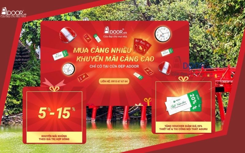 Khuyến mãi cửa cuốn khe thoáng Hoàn Kiếm