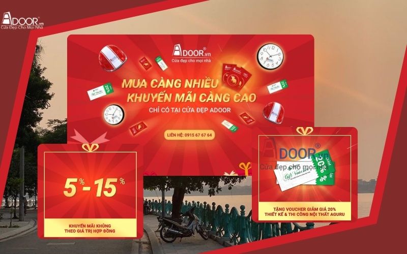 Khuyến mãi cửa cuốn khe thoáng Tây Hồ