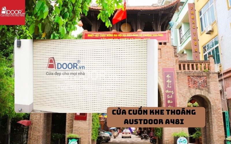 Cửa cuốn khe thoáng Hà Đông Austdoor A48i cao cấp