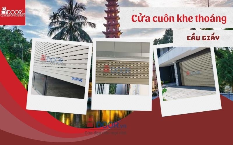 cửa cuốn khe thoáng Cầu Giấy Adoor