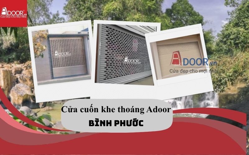 Sản phẩm cửa cuốn khe thoáng Bình Phước