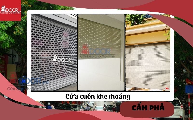 cửa cuốn khe thoáng Cẩm Phả Adoor