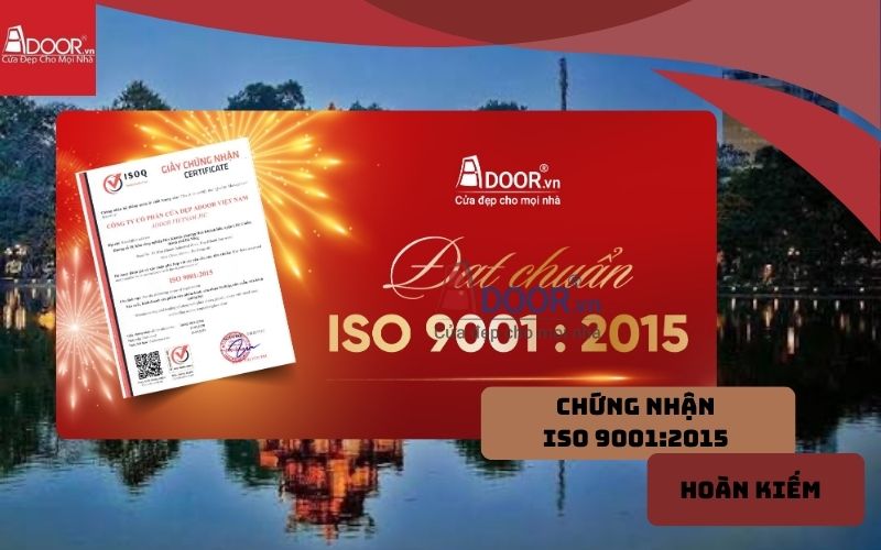 chứng nhận cửa cuốn khe thoáng Hoàn Kiếm Adoor