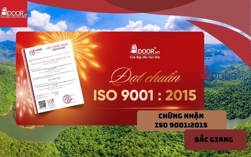 chứng nhận ISO 9001:2015 cửa cuốn khe thoáng Bắc Giang chứng nhận ISO 9001:2015 cửa cuốn khe thoáng Bắc Giang