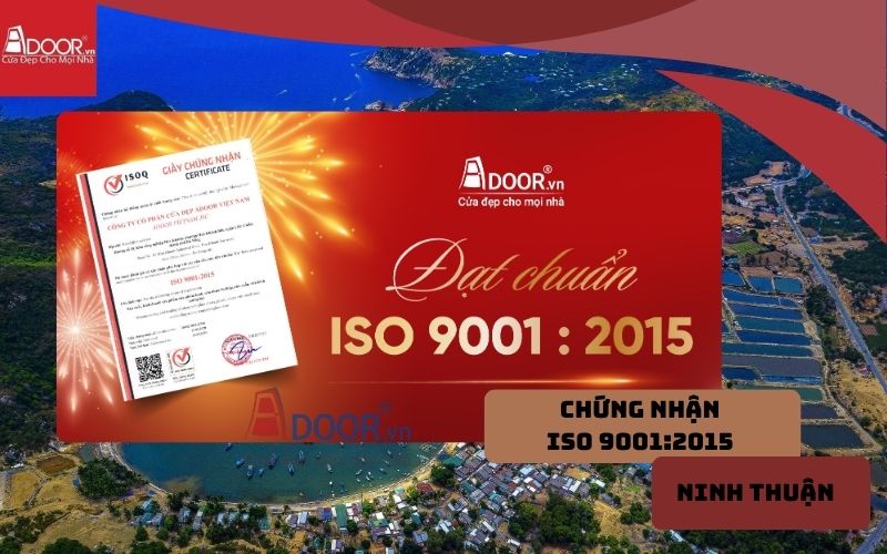 tiêu chuẩn sản xuất ISO 9001:2015 cửa cuốn khe thoáng Ninh Thuận