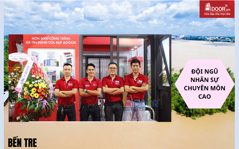 Đội ngũ nhân sự Adoor chuyên môn cao cửa cuốn Đài Loan Bến Tre
