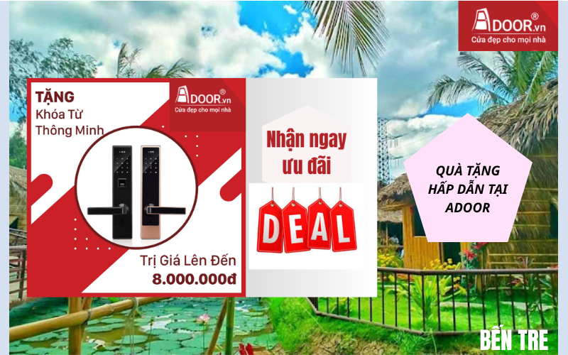 Nhận ngay ưu đãi hấp dẫn tại Adoor cửa cuốn Đài Loan Bến Tre