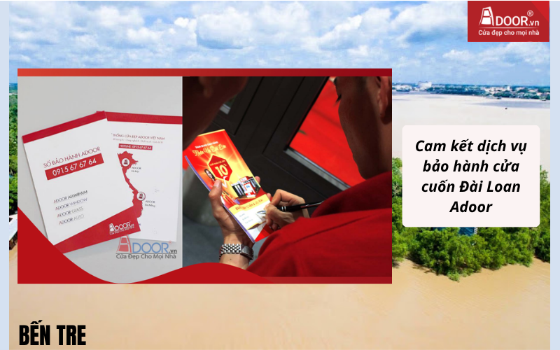 Cam kết bảo hành dài hạn khi lắp đặt cửa cuốn Đài Loan Bến Tre Adoor cửa cuốn Đài Loan Bến Tre