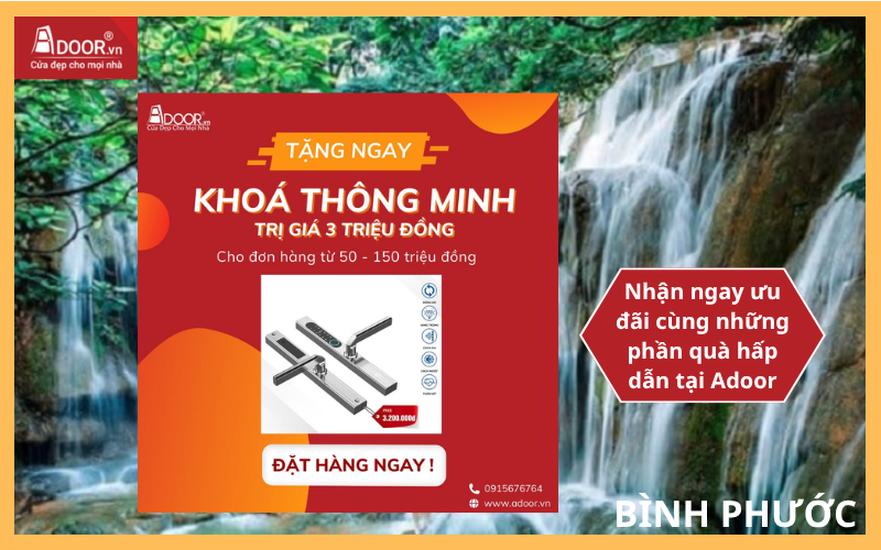 Nhận ngay ưu đãi cùng những phần quà hấp dẫn tại Adoor cửa cuốn Đài Loan Bình Phước