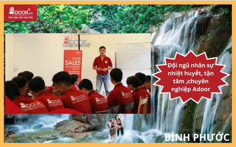Đội ngũ nhân sự nhiệt huyết, tận tâm , chuyên nghiệp của Adoor cửa cuốn Đài Loan Bình Phước