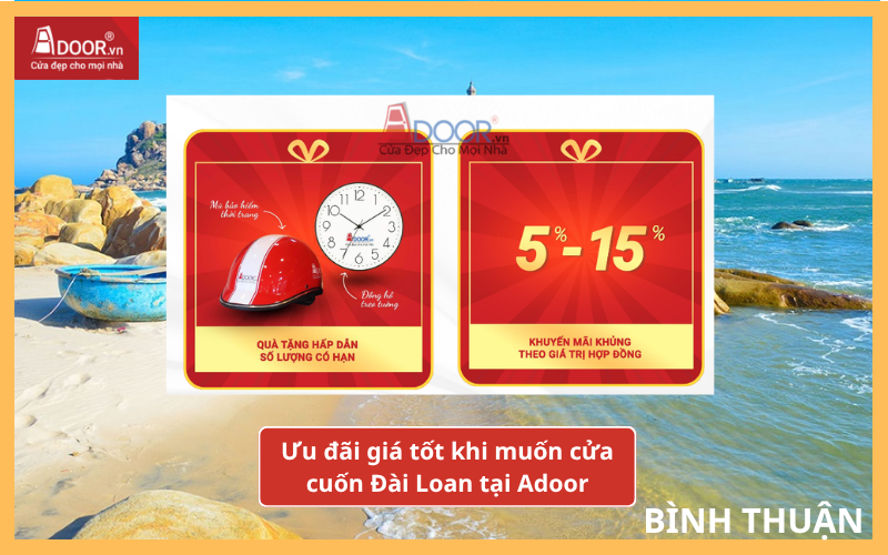 cửa cuốn Đài Loan Bình Thuận 