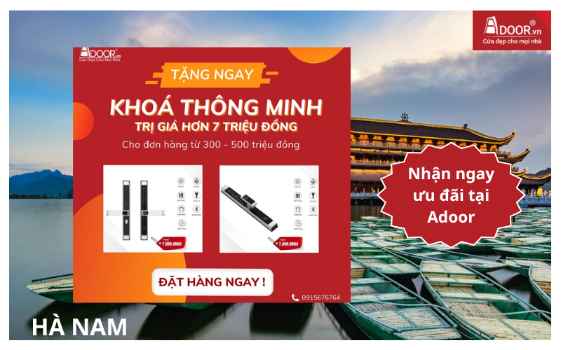 Nhận ngay ưu đãi tại Adoor cửa cuốn Đài Loan Hà Nam