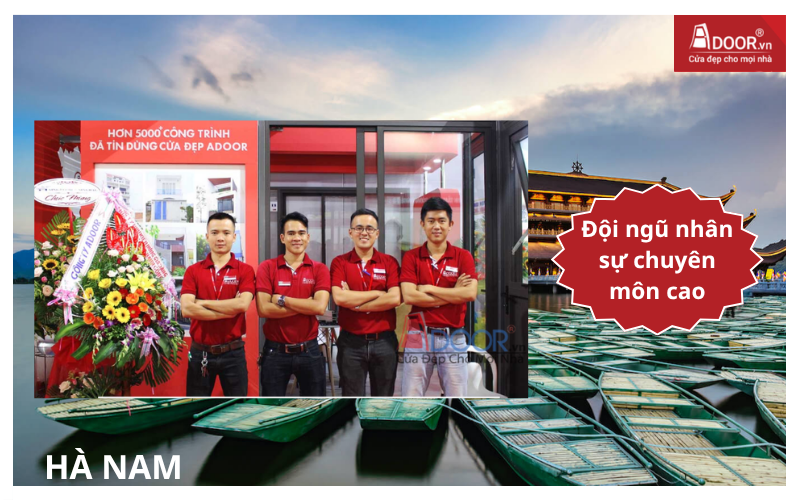 Đội ngũ nhân sự chuyên nghiệp, giàu kinh nghiệm của Adoor cửa cuốn Đài Loan Hà Nam