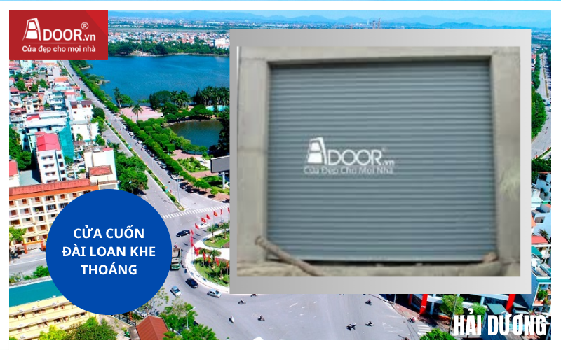 cửa cuốn Đài Loan khe thoáng cửa cuốn Đài Loan Hải Dương