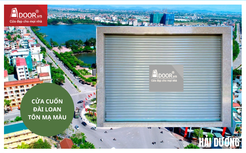 cửa cuốn Đài Loan tôn mạ màu cửa cuốn Đài Loan Hải Dương