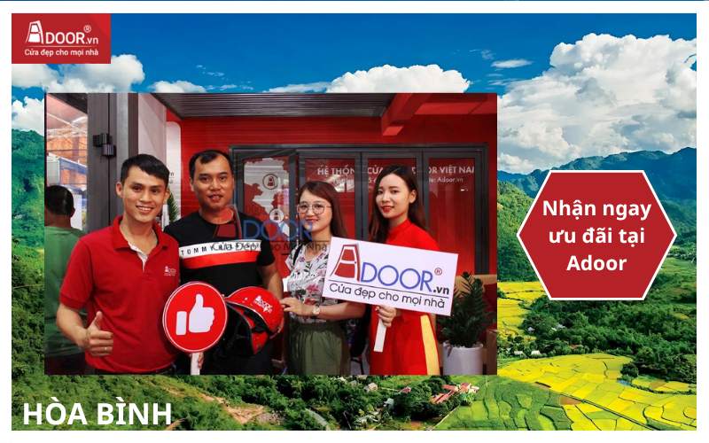 Nhận ngay ưu đãi tại Adoor cửa cuốn Đài Loan Hòa Bình