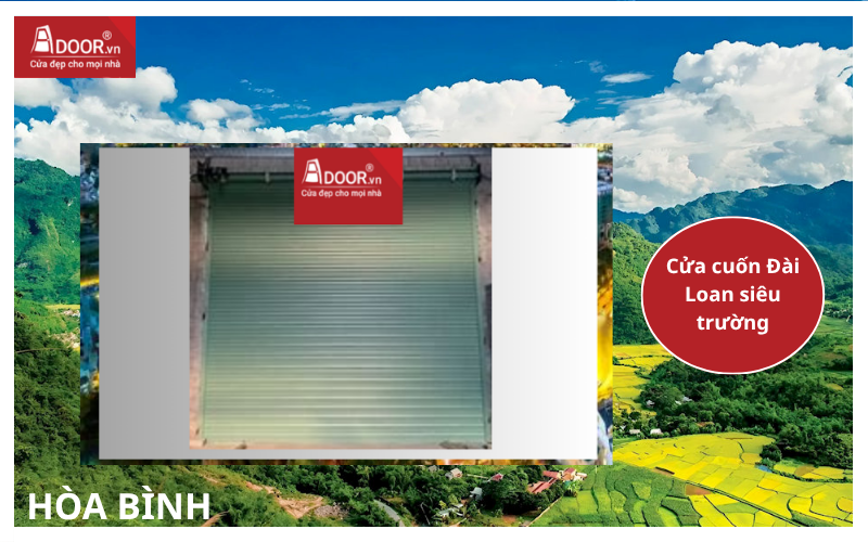 cửa cuốn Đài Loan siêu trường cửa cuốn Đài Loan Hòa Bình