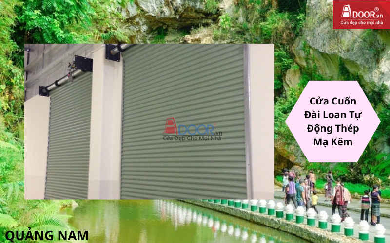 Cửa Cuốn Đài Loan Quảng Nam Tự Động Thép Mạ Kẽm